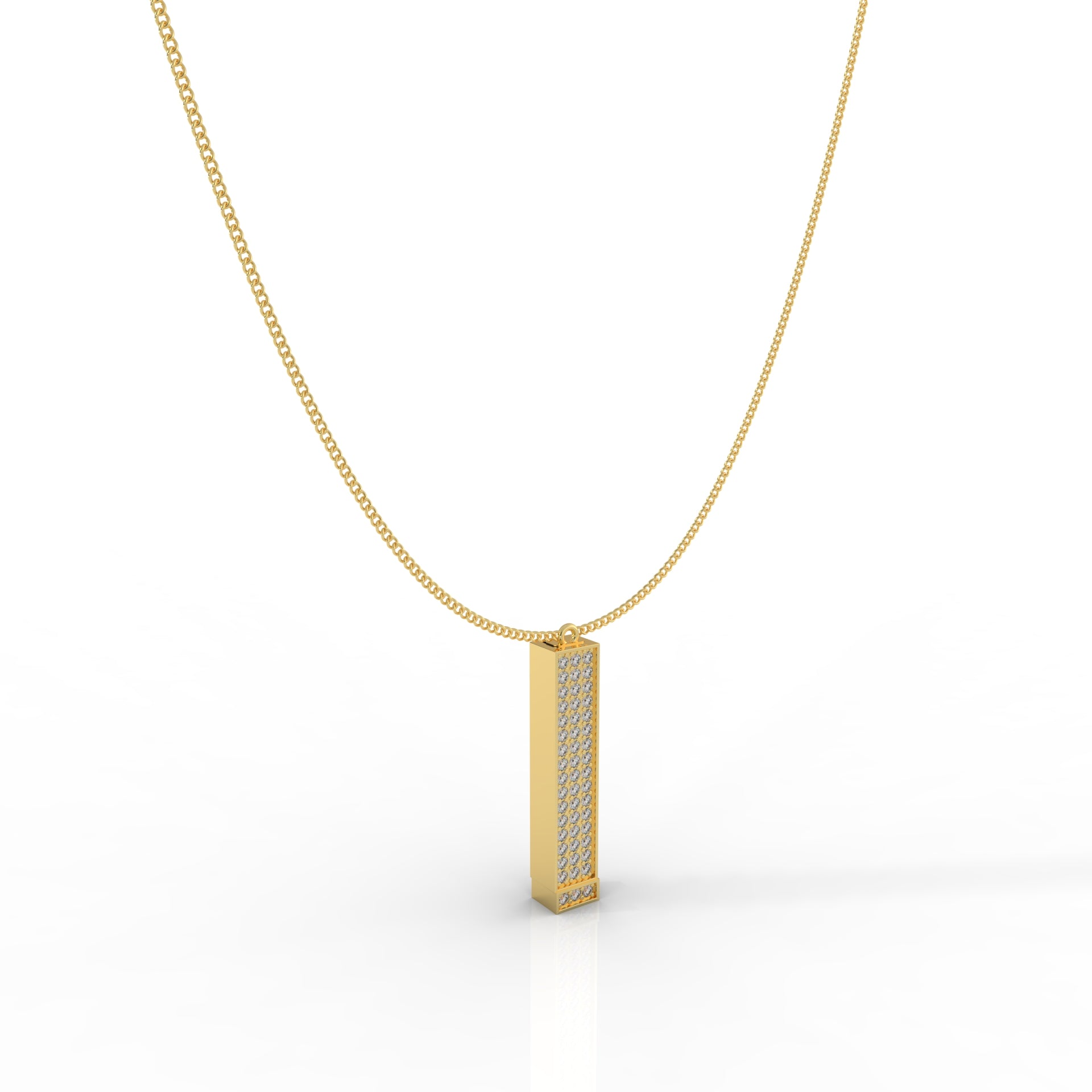 Secretly I Love You Pendant 18KT God Plated Necklace